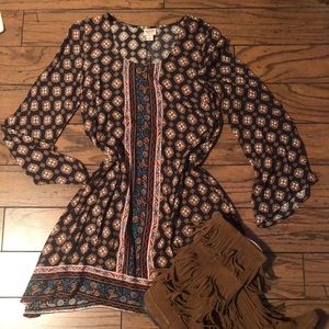 Boho Print Dress
